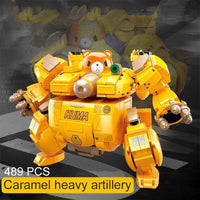 Thumbnail for Building Blocks MOC Expert Heavy Artillery Mecha Robot Warrior Bricks Toy - 2