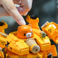 Thumbnail for Building Blocks MOC Expert Heavy Artillery Mecha Robot Warrior Bricks Toy Construction Set Toys - 7