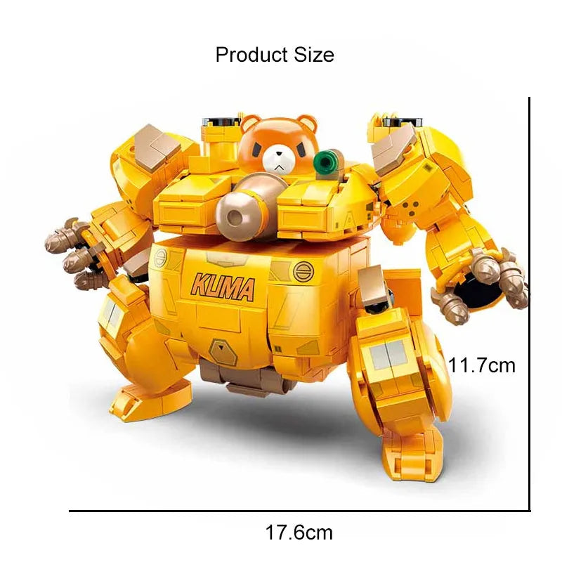 Building Blocks MOC Expert Heavy Artillery Mecha Robot Warrior Bricks Toy - 3