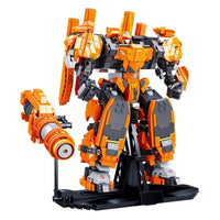 Thumbnail for Building Blocks MOC Expert Hot Steel Mecha Robot Warrior Bricks Toy - 1
