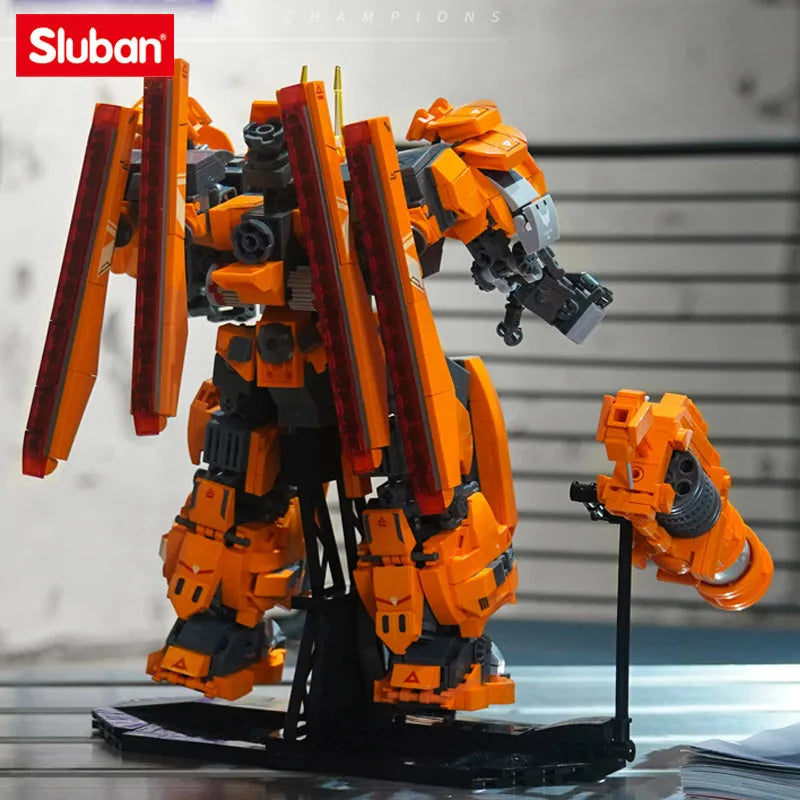 Building Blocks MOC Expert Hot Steel Mecha Robot Warrior Bricks Toy - 3