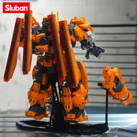 Thumbnail for Building Blocks MOC Expert Hot Steel Mecha Robot Warrior Bricks Toy - 3