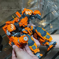 Thumbnail for Building Blocks MOC Expert Hot Steel Mecha Robot Warrior Bricks Toy - 5
