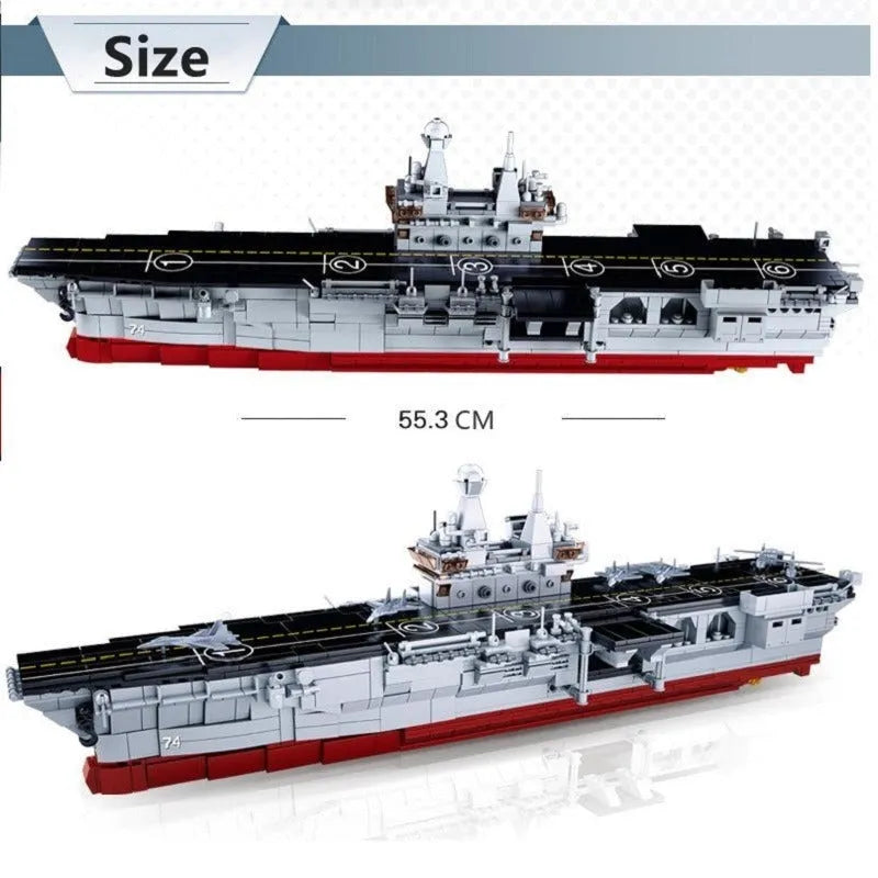 Building Blocks MOC Military 075 Amphibious Attack War Ship Bricks Toy - 7