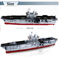 Thumbnail for Building Blocks MOC Military 075 Amphibious Attack War Ship Bricks Toy - 7