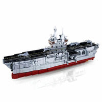 Thumbnail for Building Blocks MOC Military 075 Amphibious Attack War Ship Bricks Toy - 6