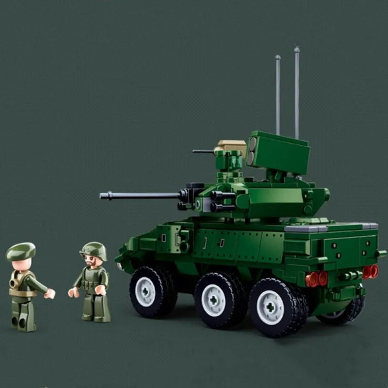 Building Blocks MOC Military EBRC Infantry Combat Vehicle Bricks Toys - 6