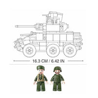 Thumbnail for Building Blocks MOC Military EBRC Infantry Combat Vehicle Bricks Toys Construction Set Toys - 3