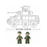 Thumbnail for Building Blocks MOC Military EBRC Infantry Combat Vehicle Bricks Toys - 3