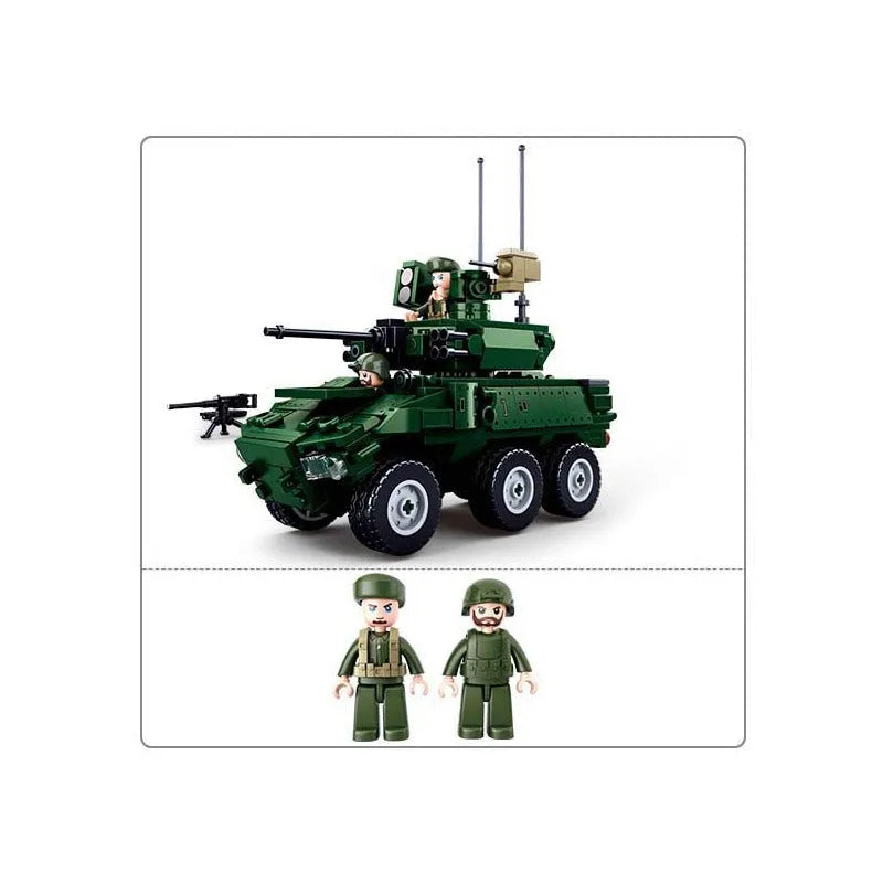 Building Blocks MOC Military EBRC Infantry Combat Vehicle Bricks Toys - 4