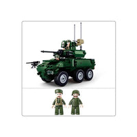 Thumbnail for Building Blocks MOC Military EBRC Infantry Combat Vehicle Bricks Toys Construction Set Toys - 4