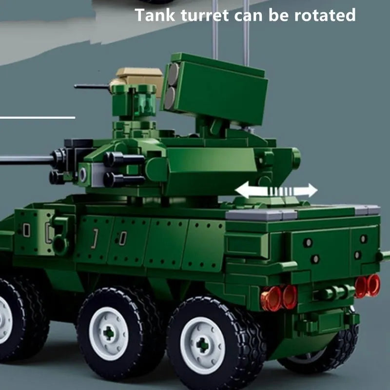 Building Blocks MOC Military EBRC Infantry Combat Vehicle Bricks Toys Construction Set Toys - 5