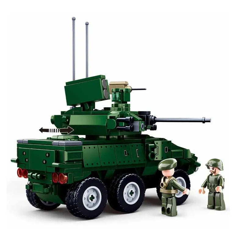 Building Blocks MOC Military EBRC Infantry Combat Vehicle Bricks Toys - 2