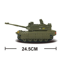 Thumbnail for Building Blocks MOC Military Israel Merkava Tank Bricks Toys Construction Set Toys - 7