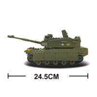 Thumbnail for Building Blocks MOC Military Israel Merkava Tank Bricks Toys - 7
