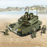 Thumbnail for Building Blocks MOC Military Israel Merkava Tank Bricks Toys Construction Set Toys - 9