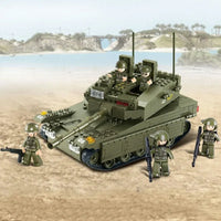 Thumbnail for Building Blocks MOC Military Israel Merkava Tank Bricks Toys - 9