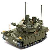 Thumbnail for Building Blocks MOC Military Israel Merkava Tank Bricks Toys - 2