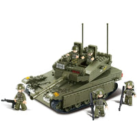 Thumbnail for Building Blocks MOC Military Israel Merkava Tank Bricks Toys Construction Set Toys - 1