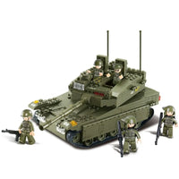 Thumbnail for Building Blocks MOC Military Israel Merkava Tank Bricks Toys - 1