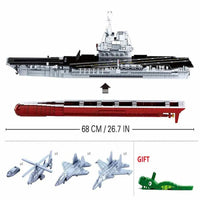 Thumbnail for Building Blocks MOC Military Navy 002 Aircraft Carrier Bricks Toys Construction Set Toys - 6