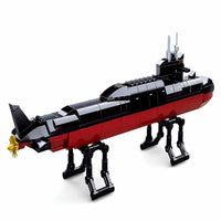 Thumbnail for Building Blocks MOC Military Navy 094 Nuclear Submarine Bricks Toys - 1