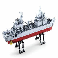 Thumbnail for Building Blocks MOC Military Navy 906B Supply Vessel Bricks Toys Construction Set Toys - 2
