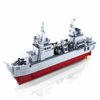 Thumbnail for Building Blocks MOC Military Navy 906B Supply Vessel Bricks Toys - 1