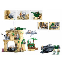 Thumbnail for Building Blocks MOC Military WW2 Battle Of Iwo Jima Army Bricks Toy - 7