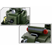 Thumbnail for Building Blocks MOC Military WW2 BT7 Fast Tank Bricks Toys - 5