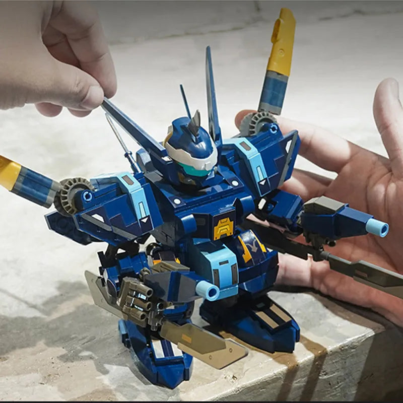 Building Blocks Movie Neutron Star Mecha Robot Warrior Bricks Toy Construction Set Toys - 6