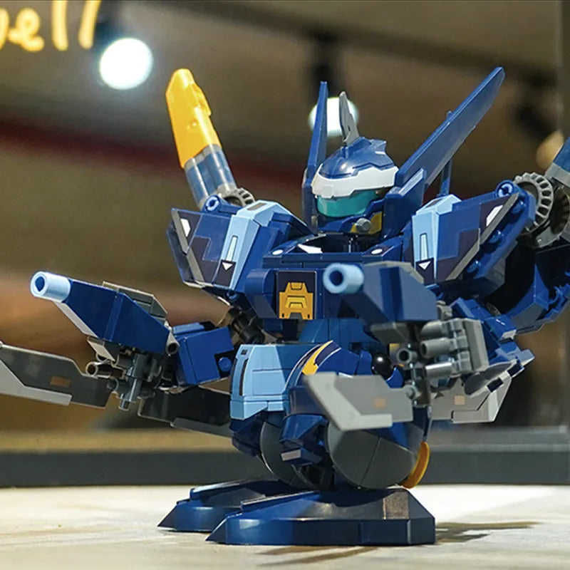 Building Blocks Movie Neutron Star Mecha Robot Warrior Bricks Toy Construction Set Toys - 7