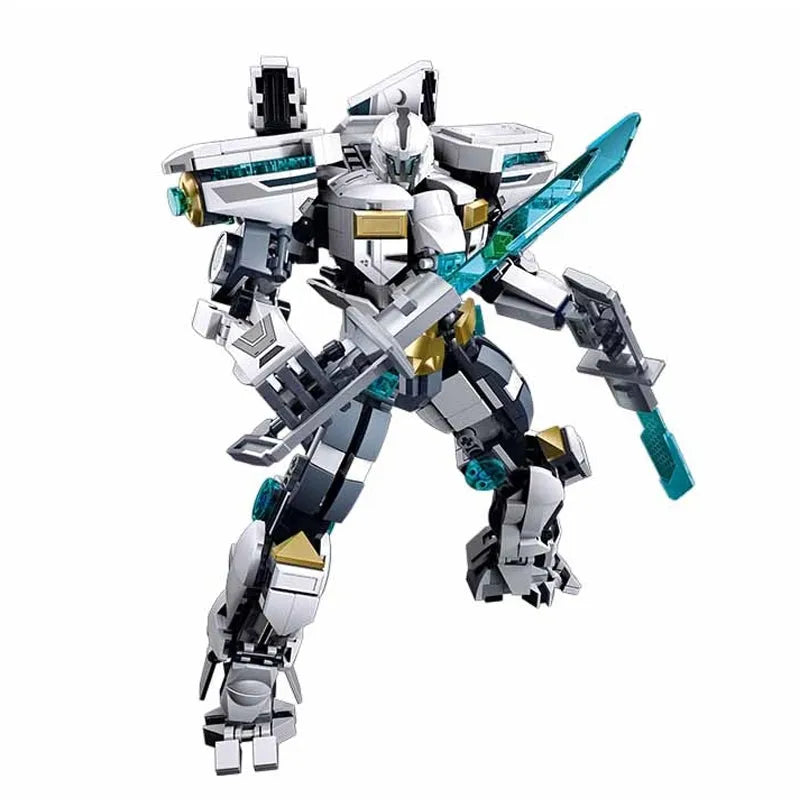 Building Blocks Super Transforming Mecha Robot Warrior Bricks Toy Construction Set Toys - 3