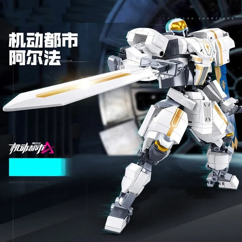Building Blocks Transformed Super Mecha Arthur Robot Warrior Bricks Toy Construction Set Toys - 6