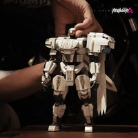 Thumbnail for Building Blocks Transformed Super Mecha Arthur Robot Warrior Bricks Toy - 10
