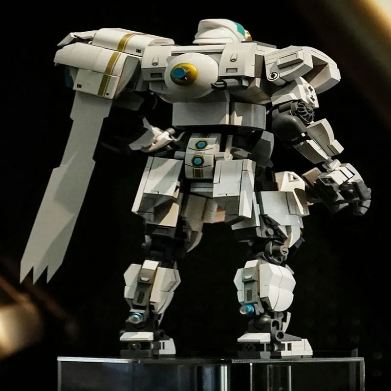 Building Blocks Transformed Super Mecha Arthur Robot Warrior Bricks Toy - 8