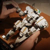 Thumbnail for Building Blocks Transformed Super Mecha Arthur Robot Warrior Bricks Toy - 11