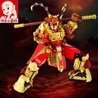Thumbnail for Building Blocks Transformers Monkey King Warrior Mecha Bricks Toys Construction Set Toys - 8