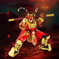 Thumbnail for Building Blocks Transformers Monkey King Warrior Mecha Bricks Toys - 3