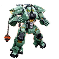 Thumbnail for Building Blocks Transforming Mecha Robot Warrior Leader Bricks Toy Construction Set Toys - 1