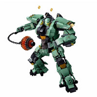 Thumbnail for Building Blocks Transforming Mecha Robot Warrior Leader Bricks Toy - 4