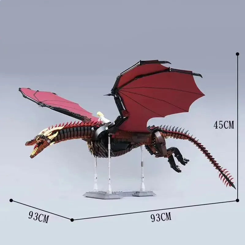 Building Blocks Creator Movie MOC Game of Thrones Dragon Bricks Toy K89 - 3