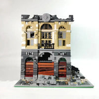 Thumbnail for Building Blocks MOC K126 Experts Ruin City Bank Apocalypse Bricks Toys - 13