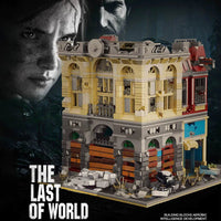 Thumbnail for Building Blocks MOC K126 Experts Ruin City Bank Apocalypse Bricks Toys - 4
