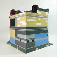 Thumbnail for Building Blocks MOC K126 Experts Ruin City Bank Apocalypse Bricks Toys - 11