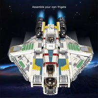 Thumbnail for Building Blocks MOC Star Wars Ghost Ship Millennium Falcon Bricks Toys - 9