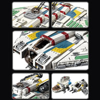 Thumbnail for Building Blocks MOC Star Wars Ghost Ship Millennium Falcon Bricks Toys - 10