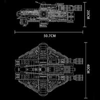 Thumbnail for Building Blocks MOC Star Wars Ghost Ship Millennium Falcon Bricks Toys - 4