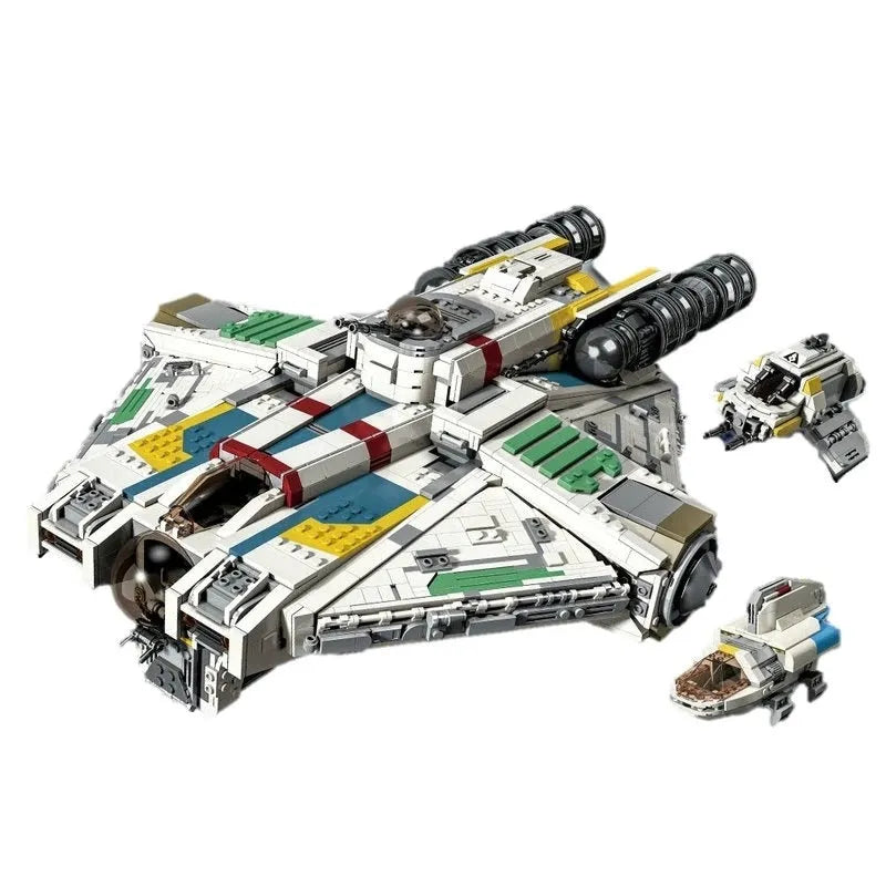Building Blocks MOC Star Wars Ghost Ship Millennium Falcon Bricks Toys - 1