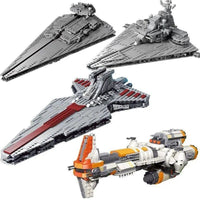 Thumbnail for Building Blocks MOC Star Warship Super Destroyer Bricks Toys - 8